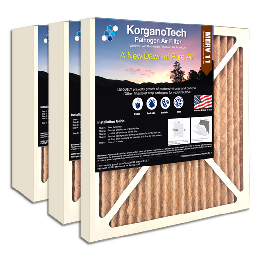 MERV 11 Korgano Pathogen Air Filter KPAF-20